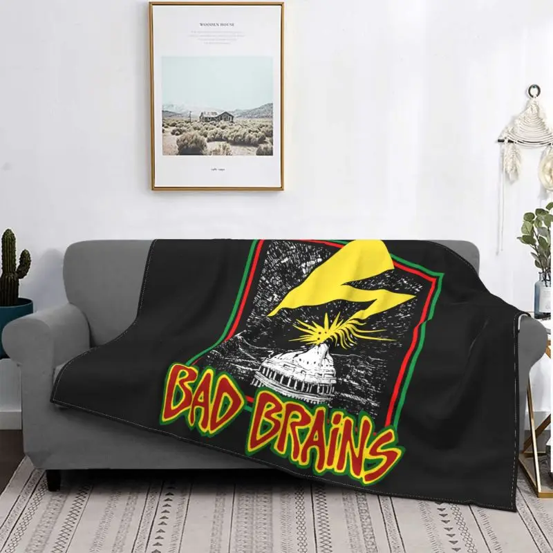 Bad Brains American Hardcore Punk Band Blanket Quilt New Style High-Quality Sofa Dedicated Decorative Sofa