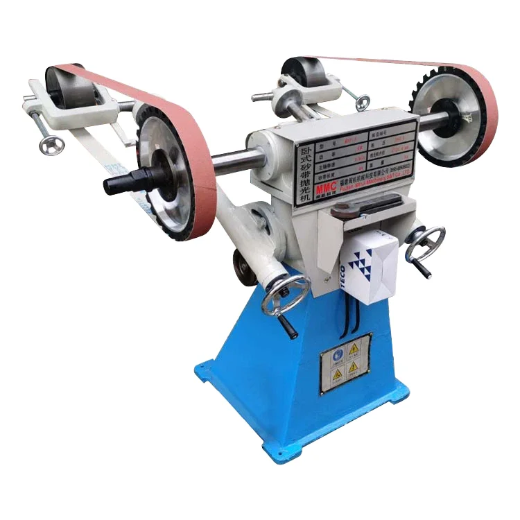 

Горизонтальный двухсторонний ленточный шлифовальный станок с качающимся рычагом, двигатель 2.2 кВт, 1200*600*600 мм