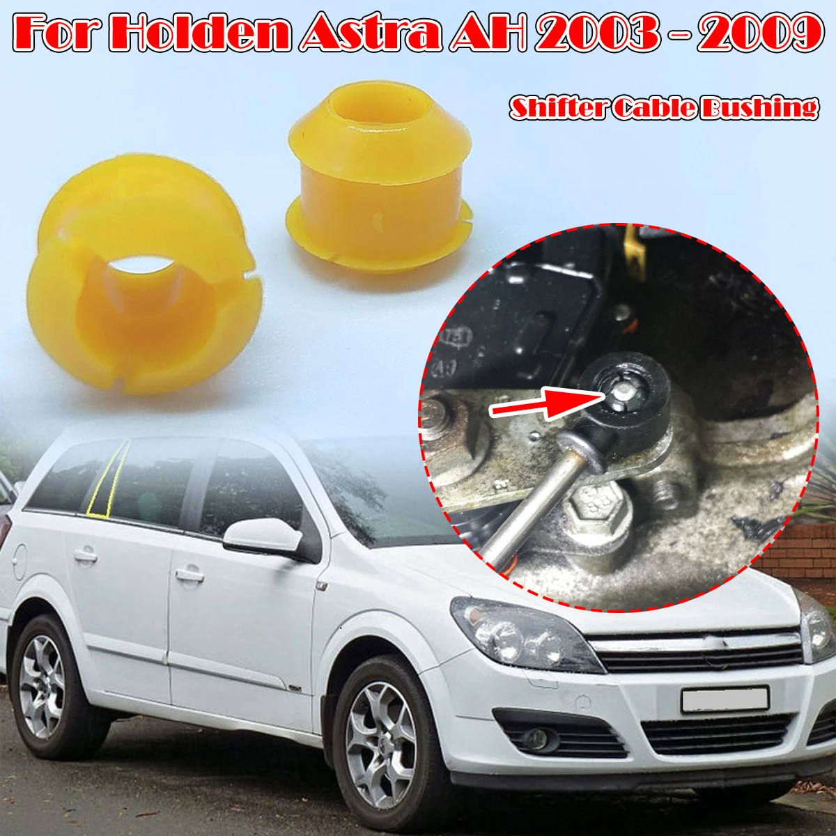 

2/4Pc For Holden Astra AH 03-09 Shift Cable Bushing Automatic Shifting Fix Gear Selector Change Lever Linkage End Pivot Grommet