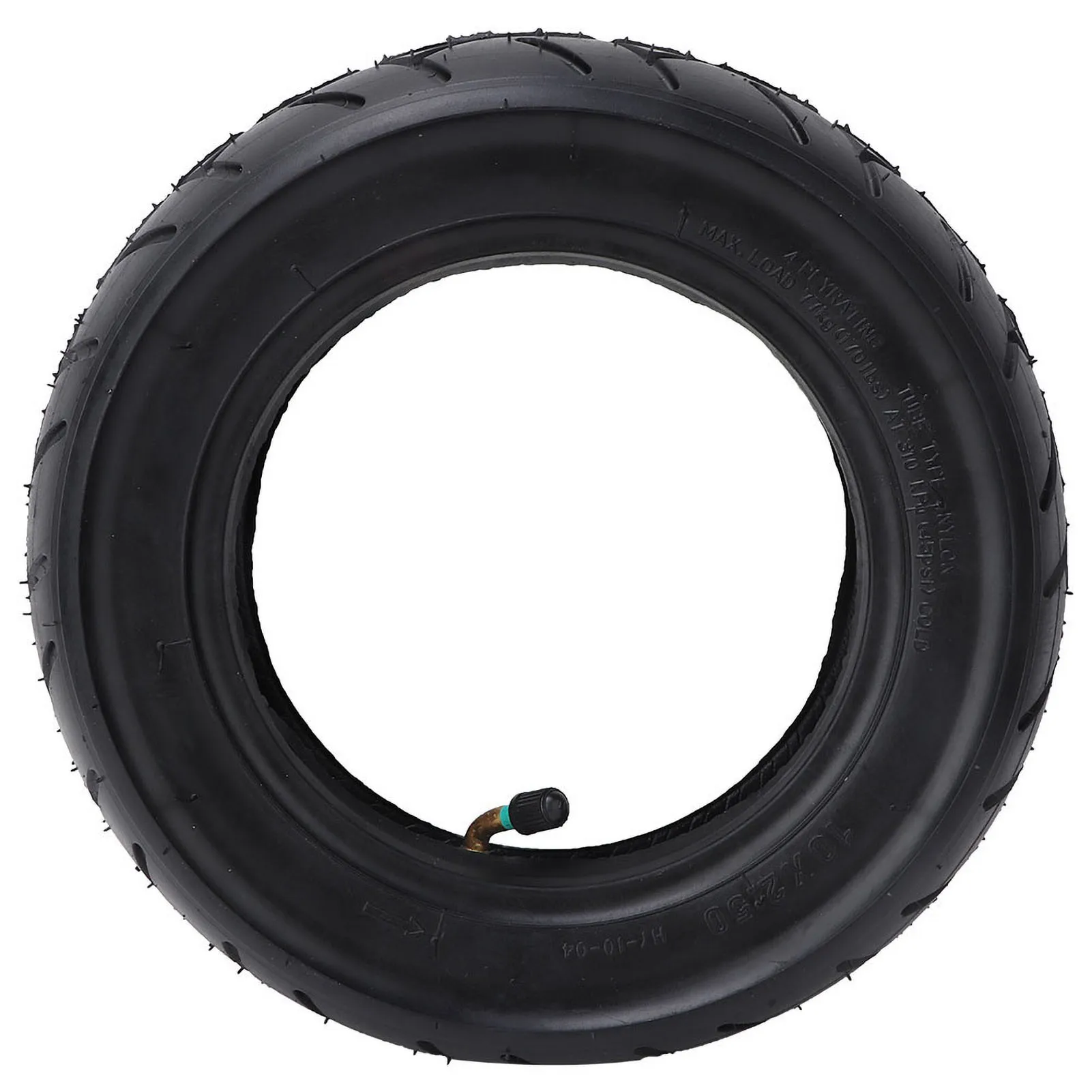 Scooter Inflatable Tyre, 10 Inch Solid Lightweight Rubber Outer Tire & Inner Tube Set Compatible with Electric Scooter Tire Whee