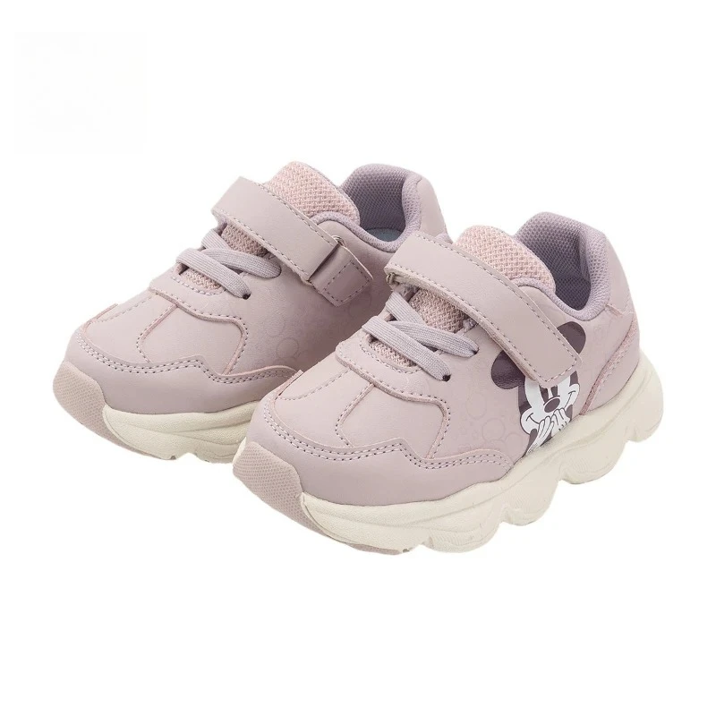 

Детская обувь Disney 2025 года для детей 1-3 лет, нескользящие легкие белые первые ходунки для детского сада в помещении