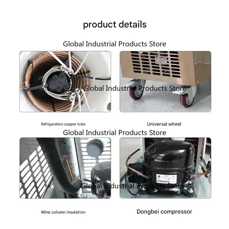 D7272 60L Compact Counter Top Beer Cooler Dispenser Kegerator Machine Mini Kegerator for Pub - Efficient Beer Serving System