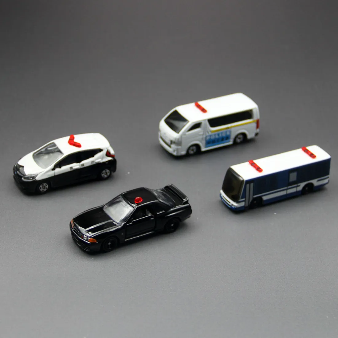 In Stock Genuine TOMY Tomica Police Vehicle Set 078081 4PCS Diecast Model Cars 1/64 Alloy Patrol Cars Gift Toy For Boys