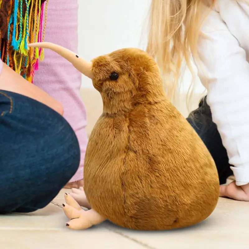 家の装飾のためのぬいぐるみ鳥動物のおもちゃ、動物の人形、柔らかい模造おもちゃ、ぽっちゃり毛皮、面白い愛らしいおもちゃ、7.9インチ