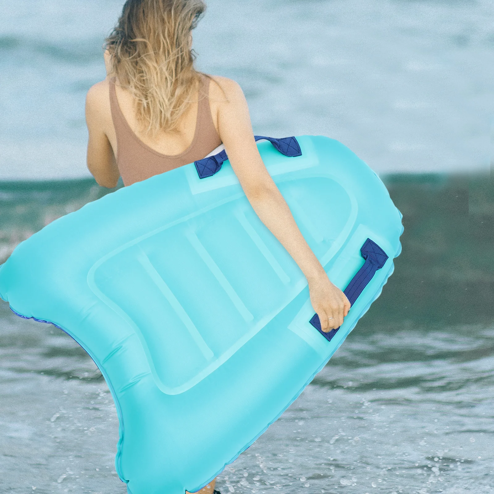 

Inflatable Swimming Board Pool Surfboard PVC Toy Children Training Floating Kids