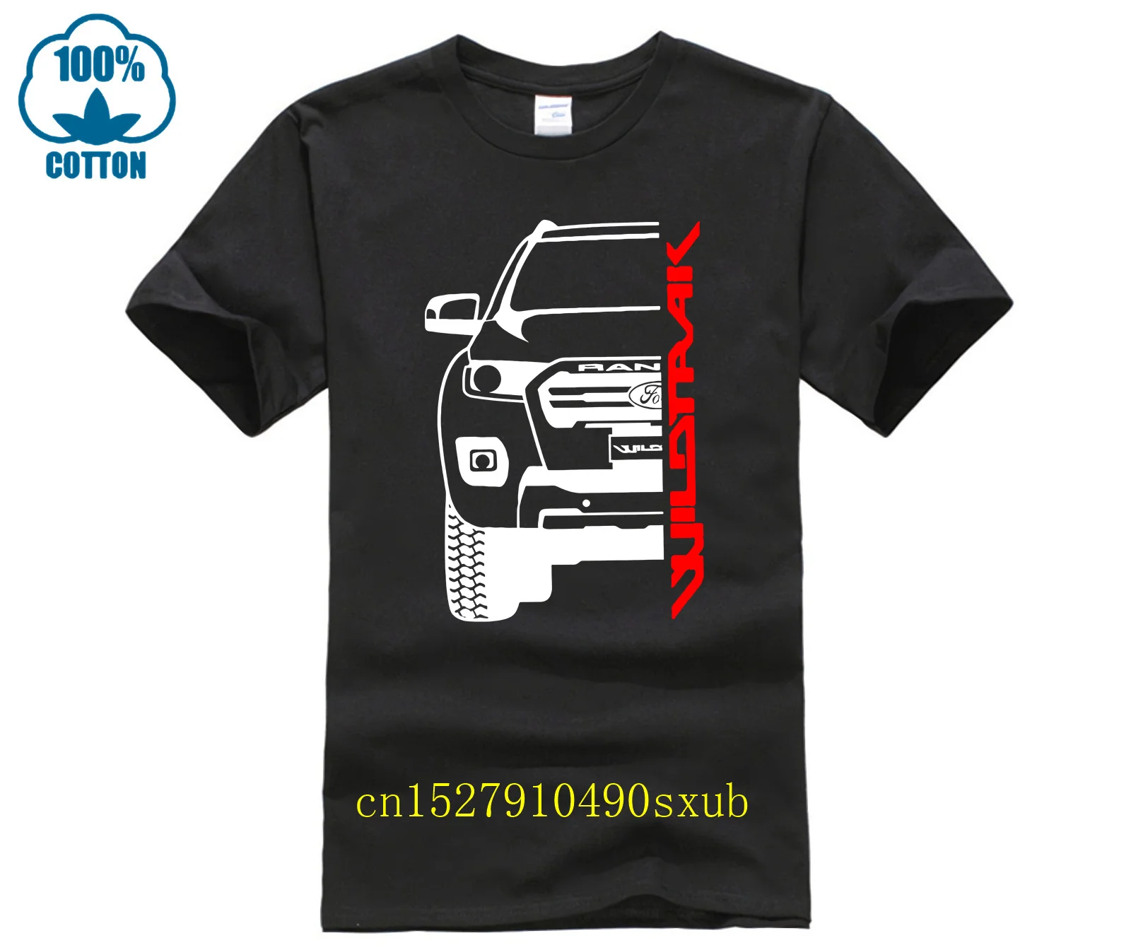 تي شيرت سيارة Fords RANGER WILDTRAK 2025 DESIGN #1