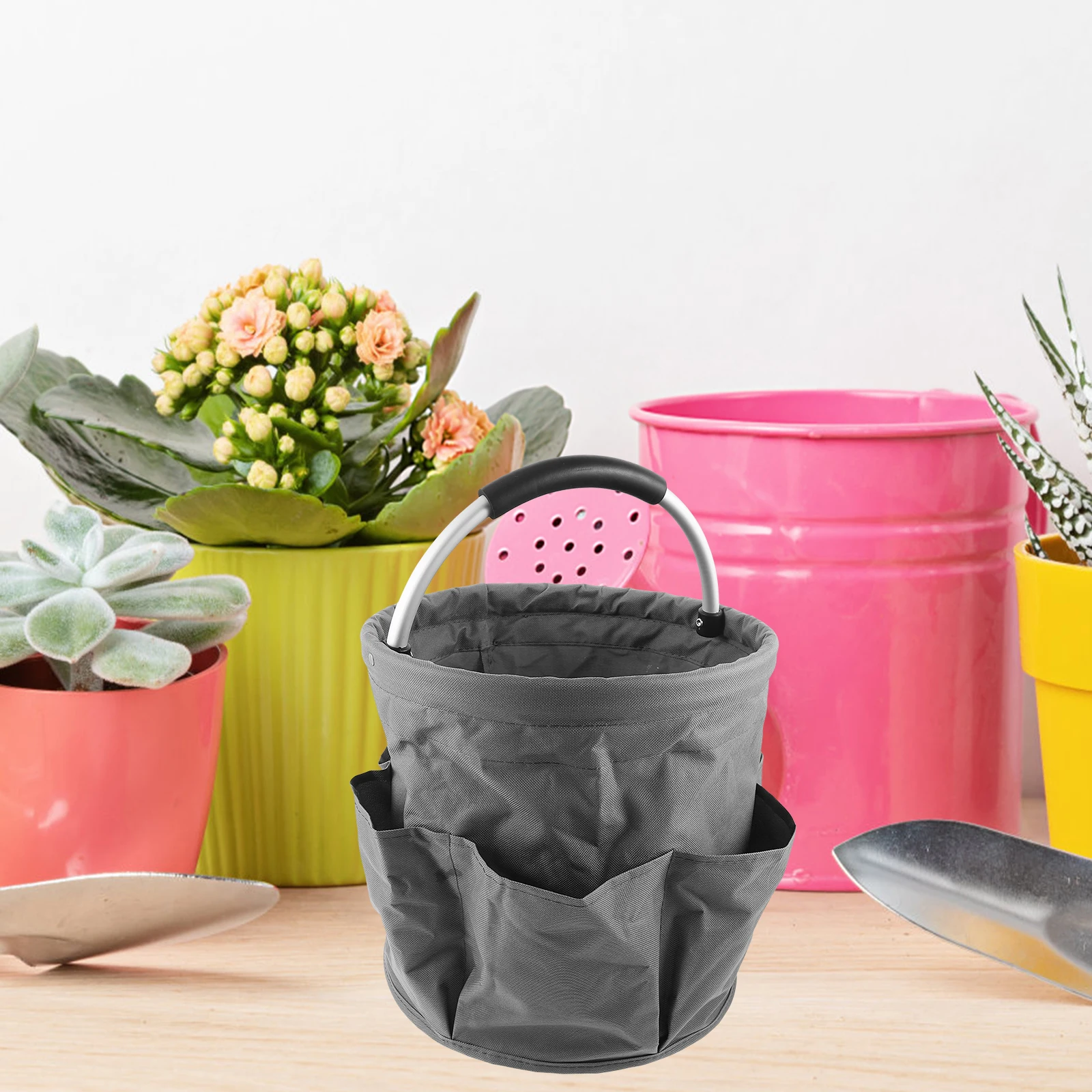 

Foldable Large Capacity Garden Tools Storage Bag For Gardening Camping Picnic Beach Oxford Cloth Tool Tote Bag With Handle