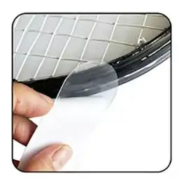 Transparent Tennis Racket Paddle Head Protection Tape Reduce Friction Sticker TPU Protection Tape Sports Parts