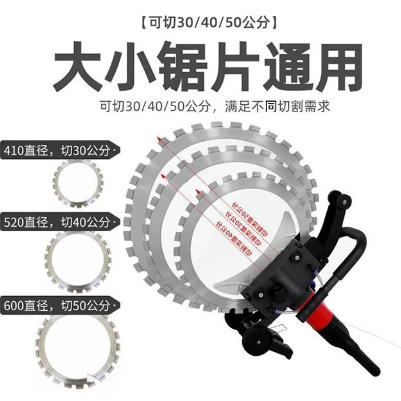 High Frequency Brushless Ring Saw Wall Cutting Machine, Concrete Cutting Machine, Cement Wall Cutting Saw Handheld