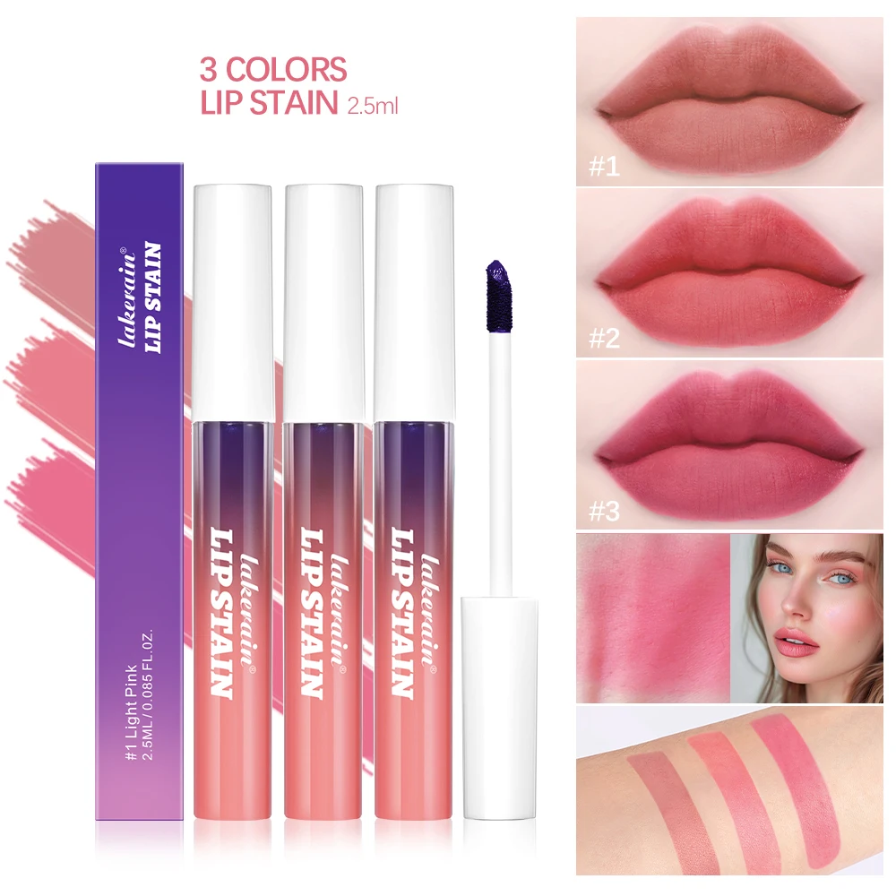 Blading Lip Gloss Peel and Stick Set Long-lasting Waterproof Pink Lip Gloss Transfer Resistant Natural Lip Gloss For Women