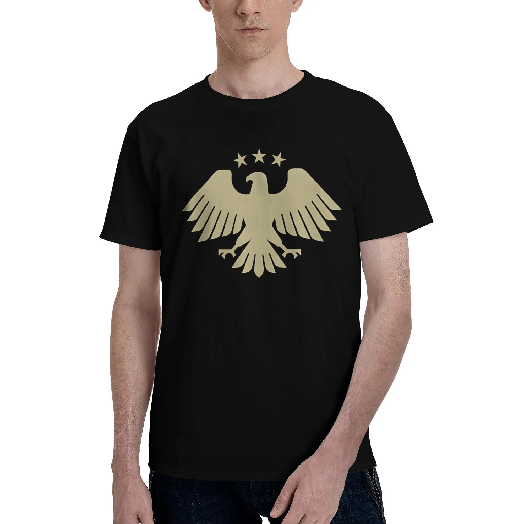 New Arrival Syrian Eagle T Shirt For Unisex  Pure Cotton T-shirts Short Sleeve Clothes
