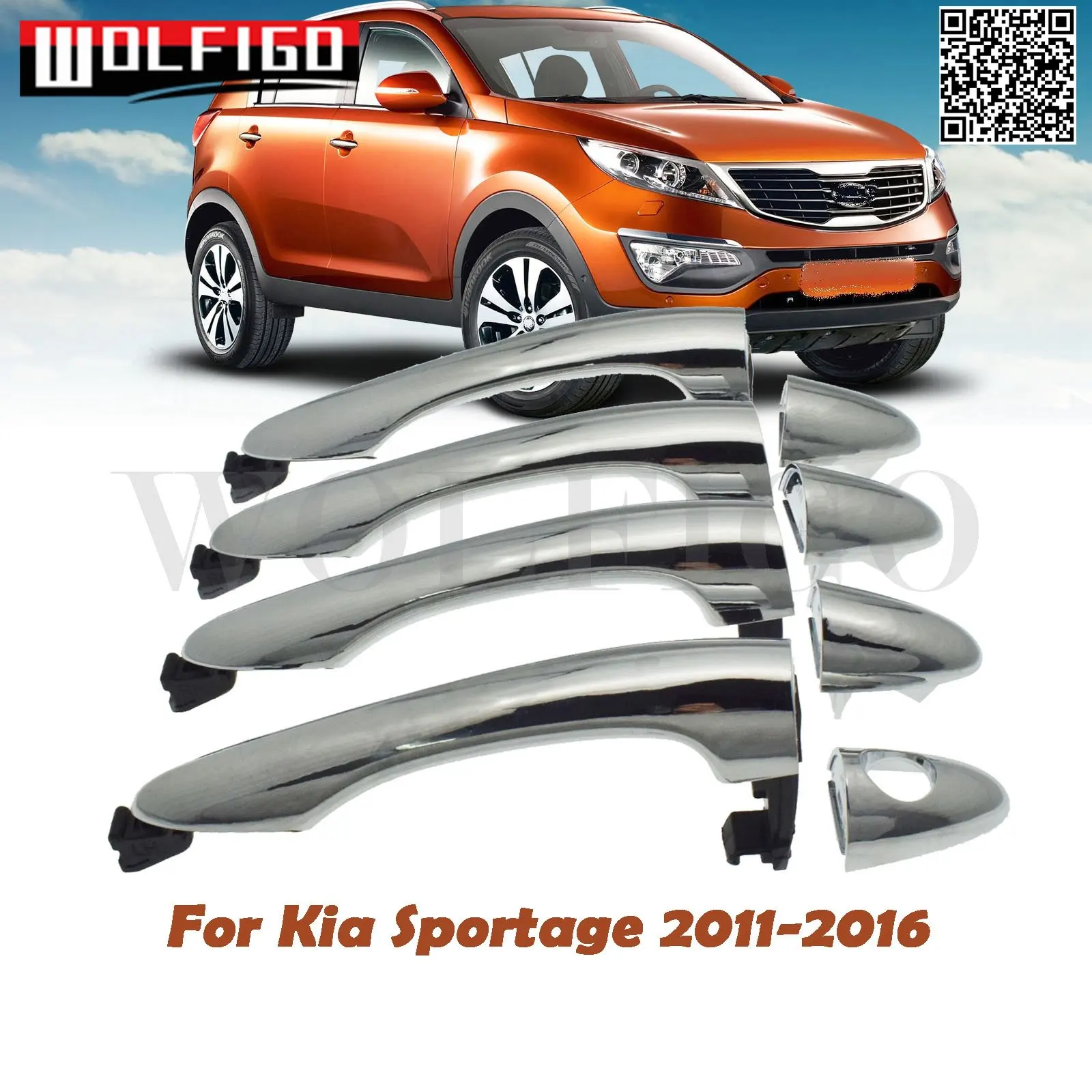 82661-3W000 82651-3W000 83651-3W000 Chrome Front Rear LH RH Outside Door Handle For KIA Sportage 2011 2012 2013 2014 2015 2016