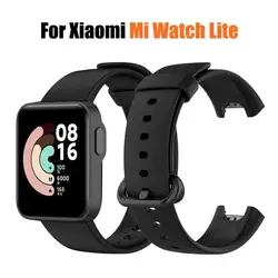 For Xiaomi Mi Watch Lite Strap Watchband Bracelet Soft Silicone Watches Straps xaomi xiomi xiami xioami xaiomi Miwatch Light