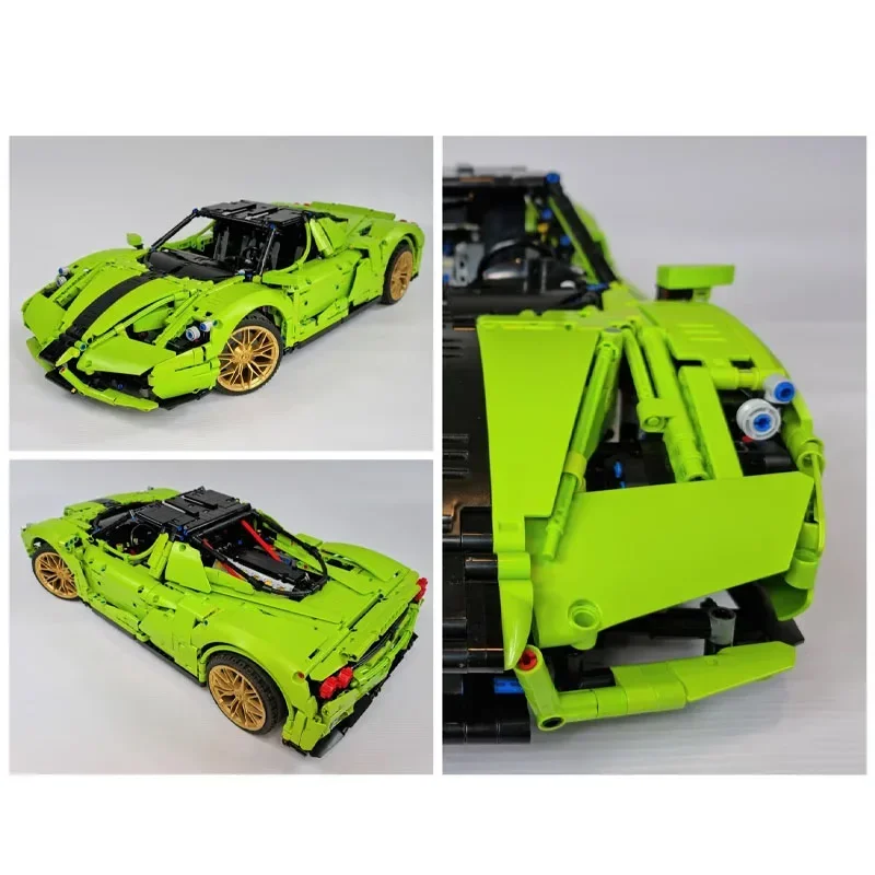 

42115 Classic Supercar Compatible with New MOC-46921 Supercar Assembly Building Block Model • 2756 Parts Kids Birthday Gift Toys