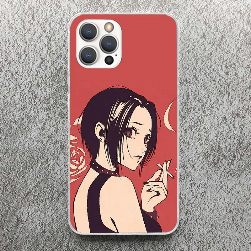 NaNa Osaki Anime Print Soft Case for iPhone 16 15 14 13 12 11 Pro Max Art Phone Shell XS XR X SE 7 Plus 8 Pattern Cover for iPho