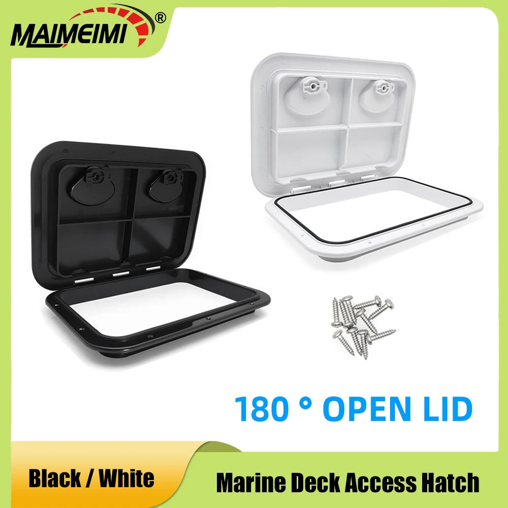 

ABS Deck Access Hatch Cover Waterproof Anti-UV Non-Skid Inspection Boat Accessories 440*315mm For Marine Boat Yacht RV