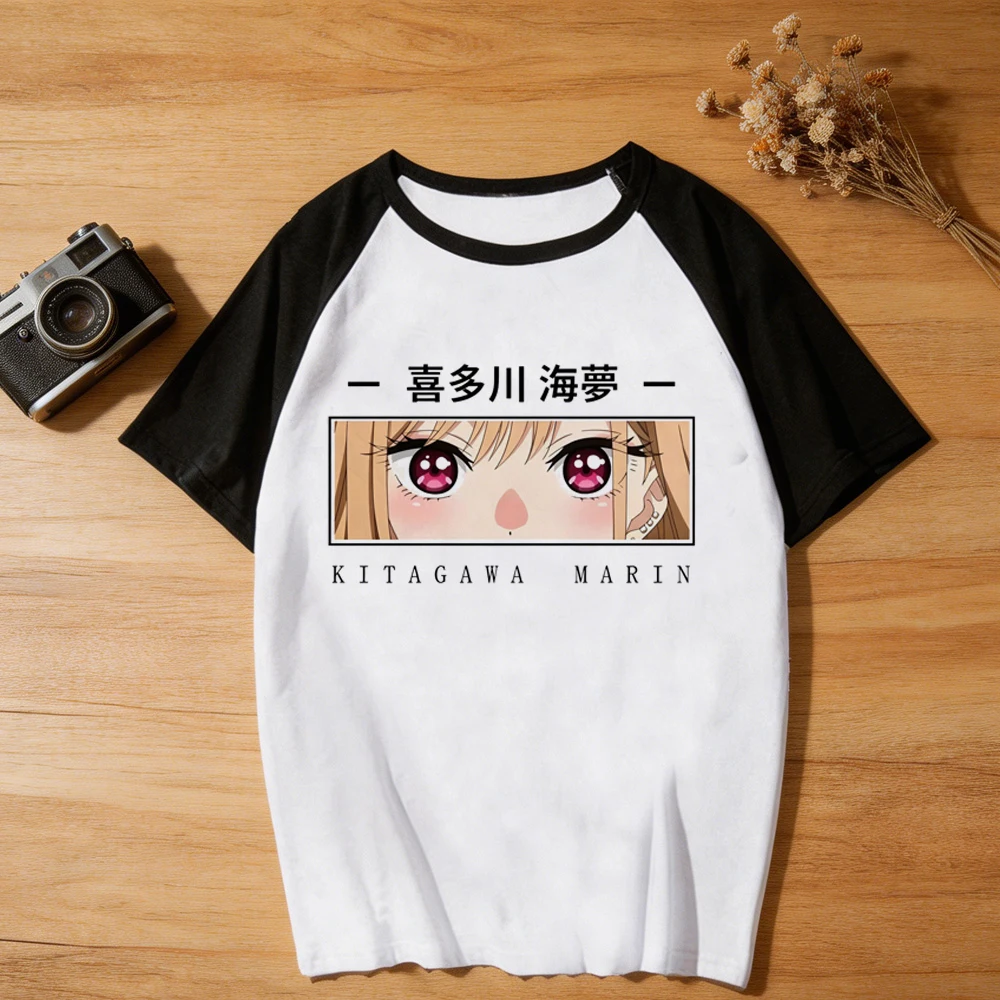 Marin Kitagawa t shirt femme korean fashion summer baddie cutecore t-shirt goth grunge summer gothic 2000s