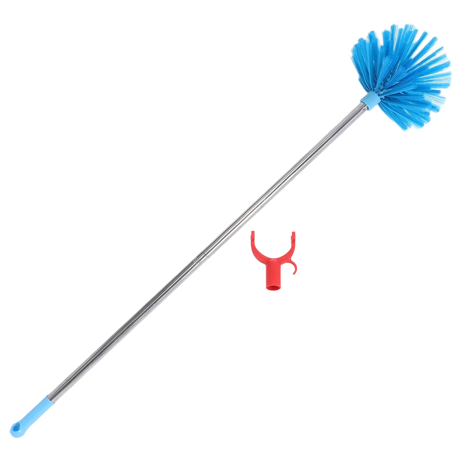 Telescopic Dust Brush Spider Web Wall Duster Ceiling Fan Broom Cobweb Plastic Extended Extension