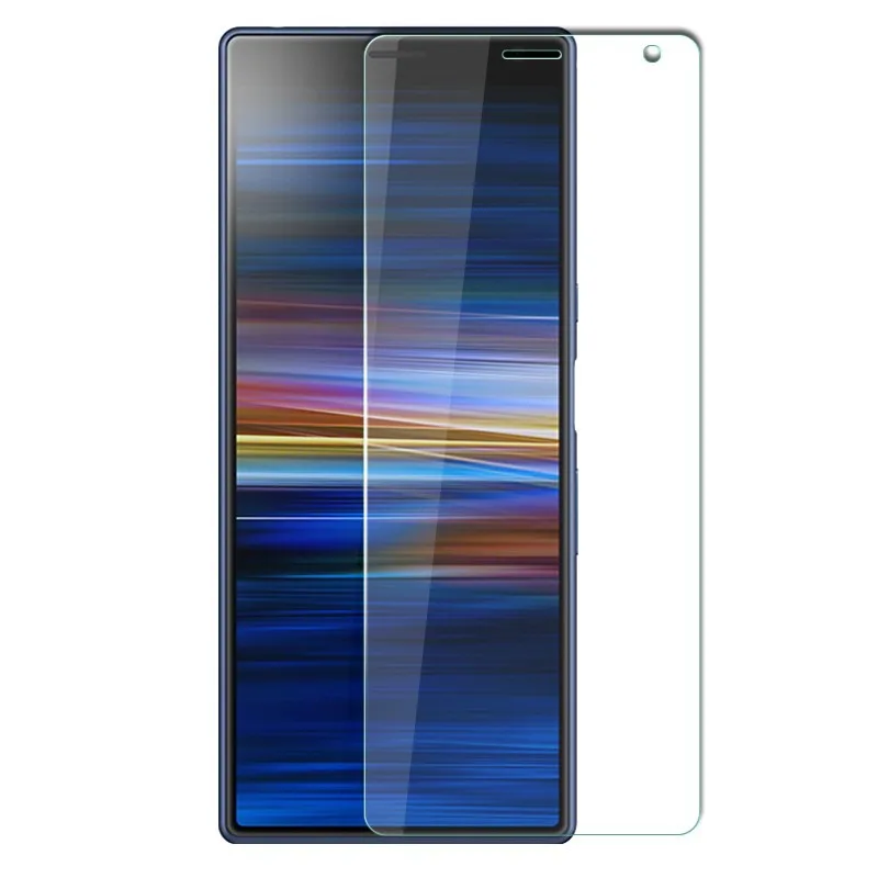 Vidrio templado para Sony Xperia 10 / 10 Plus Protector de pantalla de vidrio 2.5D 9H Película protectora de vidrio templado premium