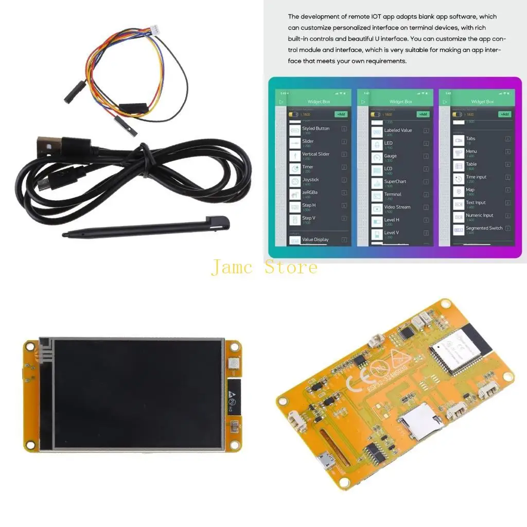 LX0B 3.5 بوصة مقاومة الشاشة TFT / نوع السعة لموحة تطوير ESP32