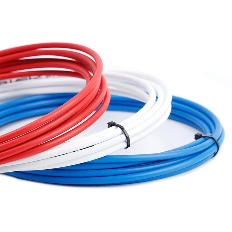 自転車用2mワイヤー、シフター、ディレイラー、ブレーキケーブル、シフトケーブルチューブ、4mm、MTB、ロードバイク、シフター、ブレーキケーブルラインパイプ