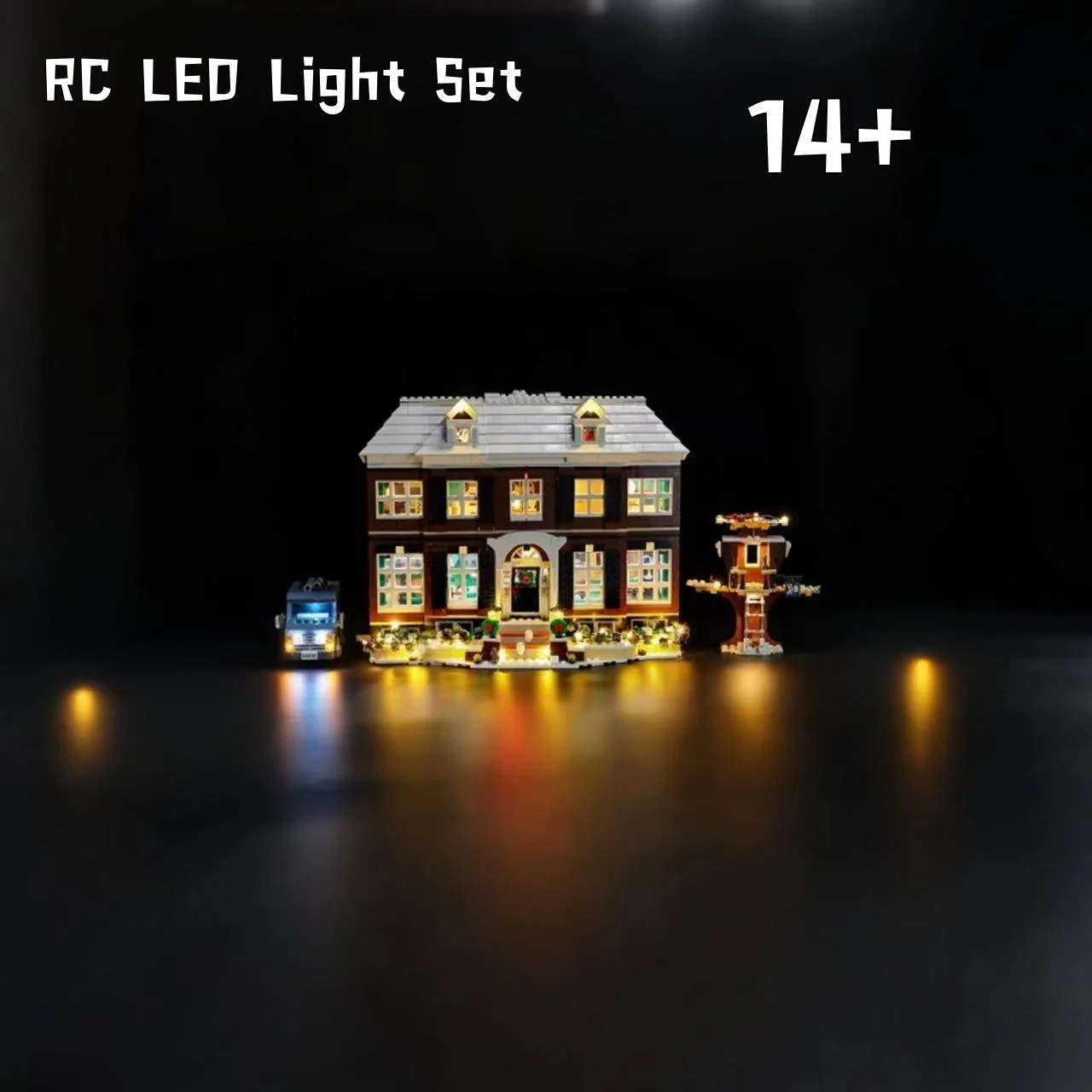 Neues 2026 LED-Beleuchtungsset, kreative kompatible Einzelhaus-Bausteine (ohne Blöcke), DIY-Spielzeug-Lichtset