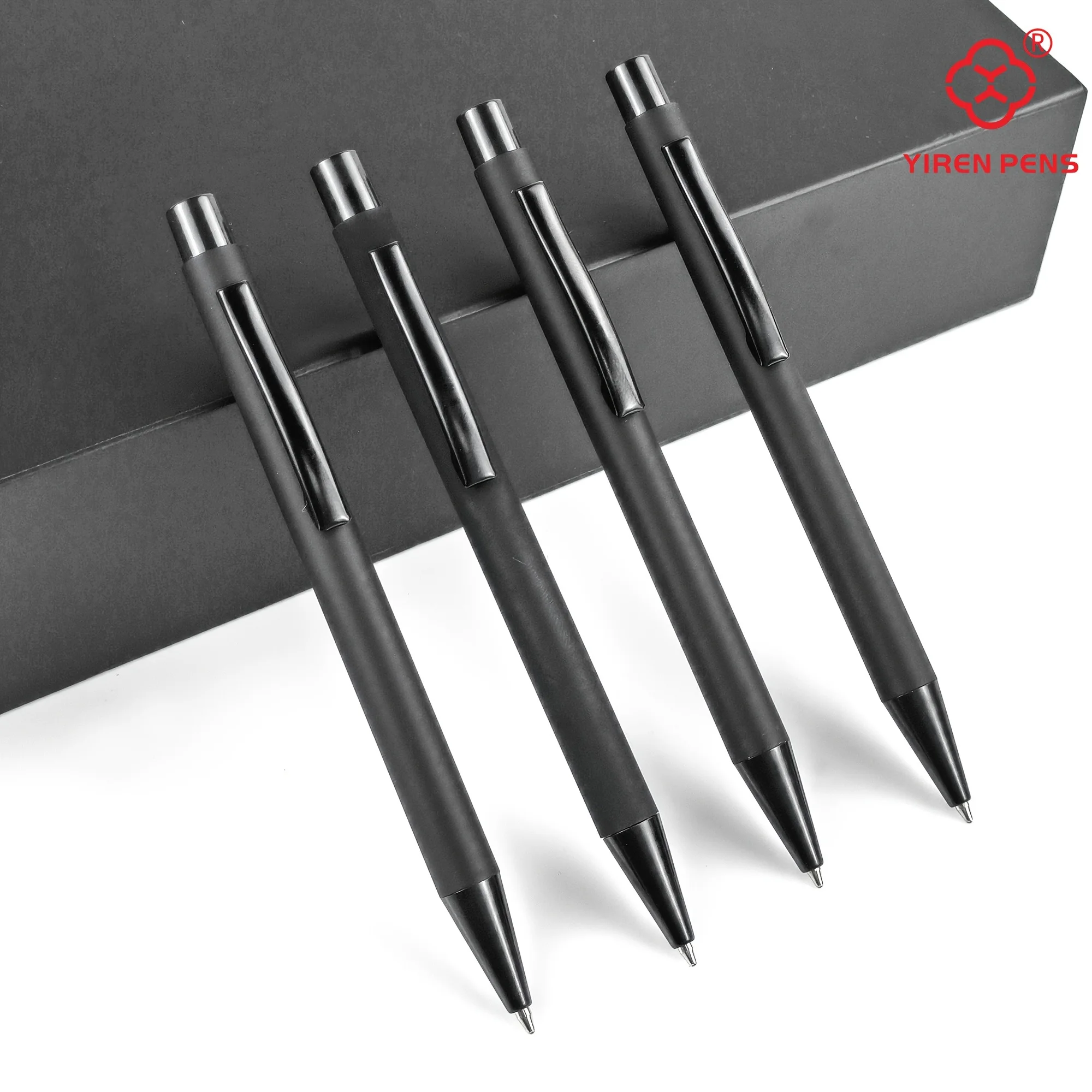 10 pcs simple and practical black ballpoint pens,matte pen body,smooth writing,office school hotel event venue stationery