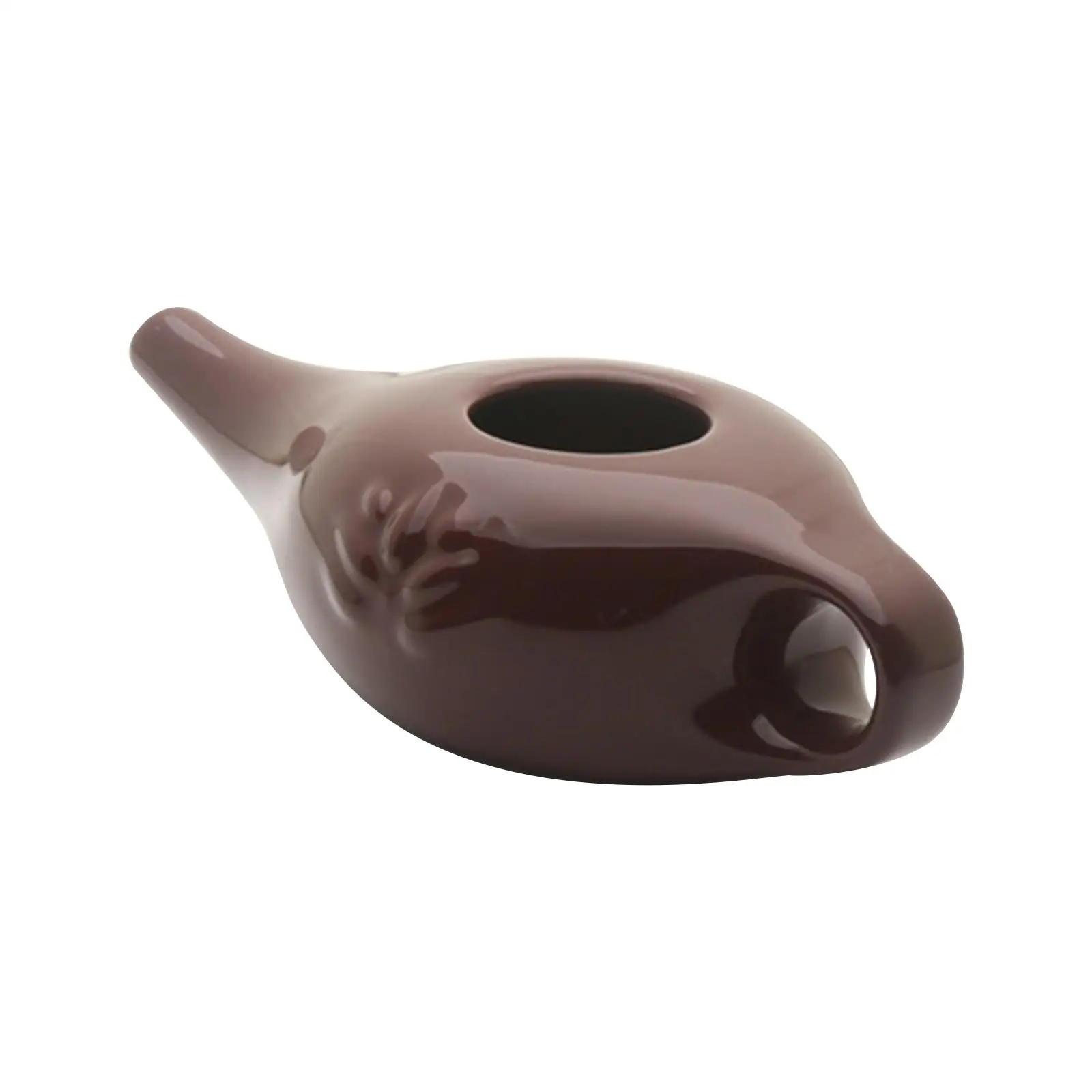 Ceramic Neti Pot Sinus Rinse Pot for Nose Washing Removes Dust Nasal Rinsing