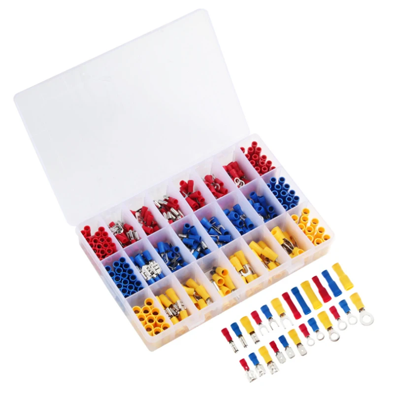 400pcs cold pressed terminal set 30 terminal box cold pressed terminal combination