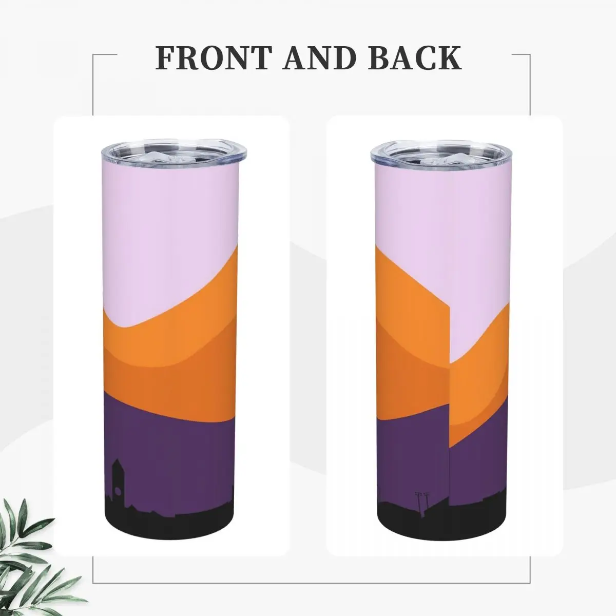 In These Hill Stainless Steel Tumbler Vacuum Insulated Mugs Thermal Cold Cups Straw With Lid 20oz