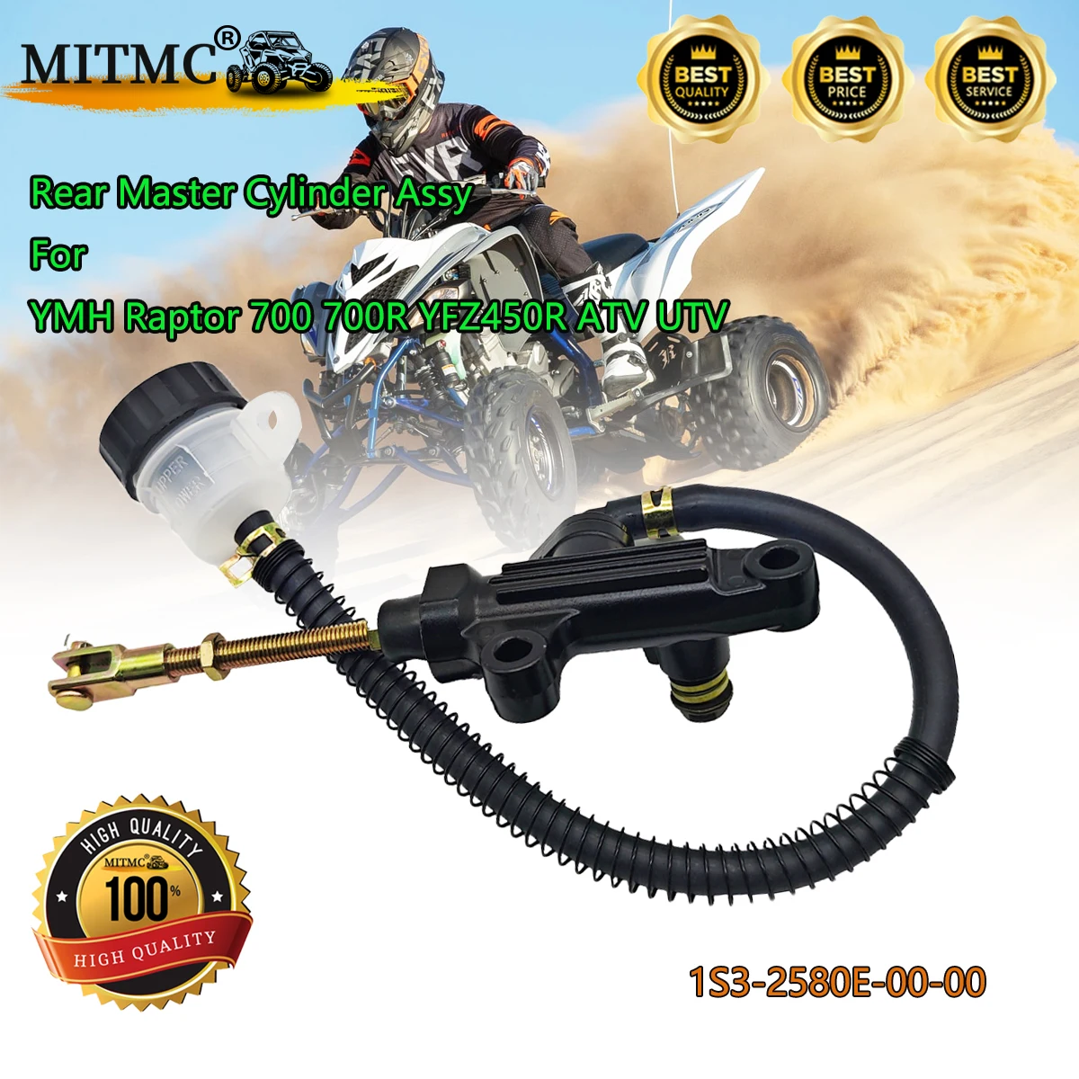 

High Quality Rear Master Cylinder Assy For YMH Raptor 700 700R YFZ450R ATV UTV 1S3-2580E-00-00