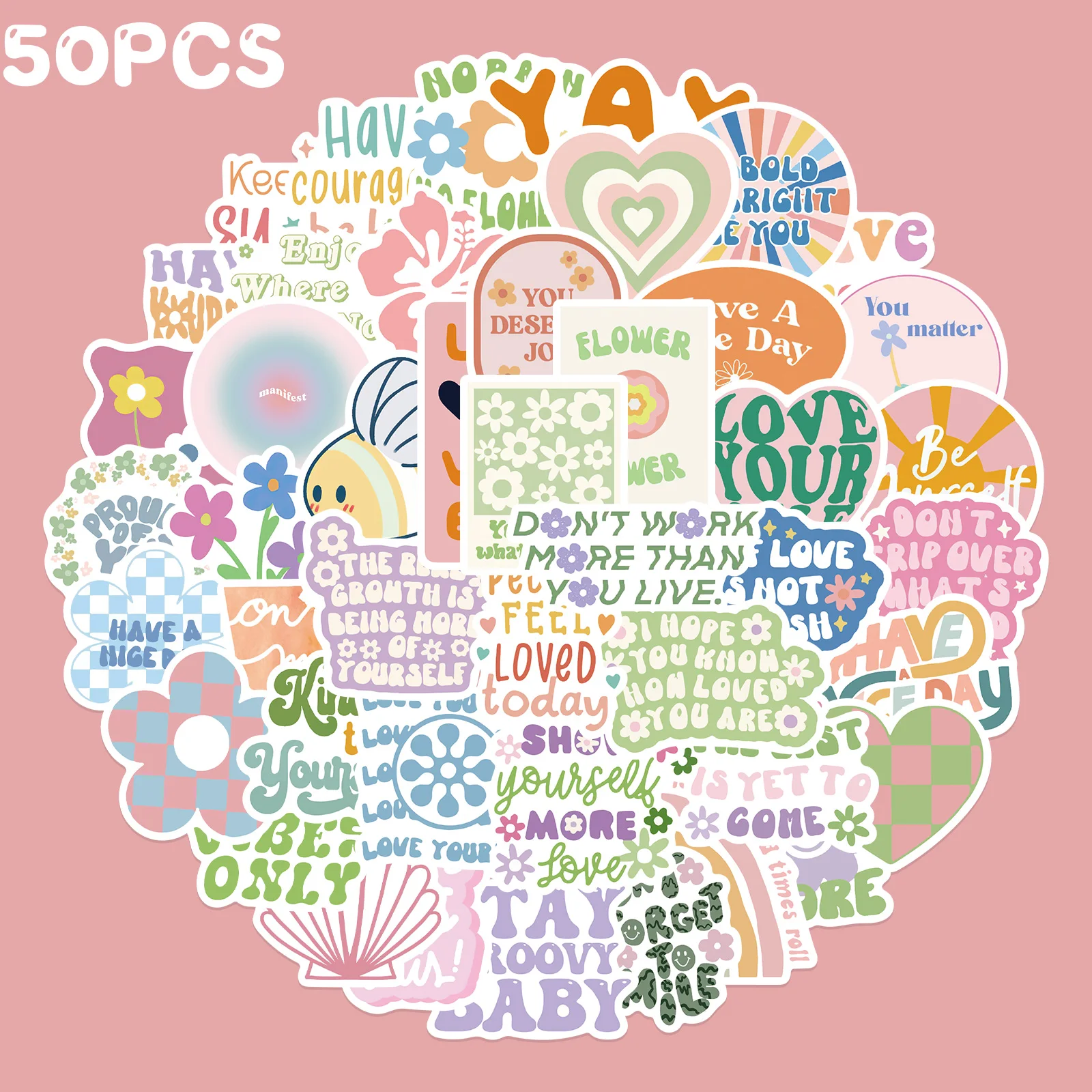 50pcs in danish Scritbook מדבקות יומן מחשב נייד מזוודות סקייטבורד גרפיטי דקסל צעצועים