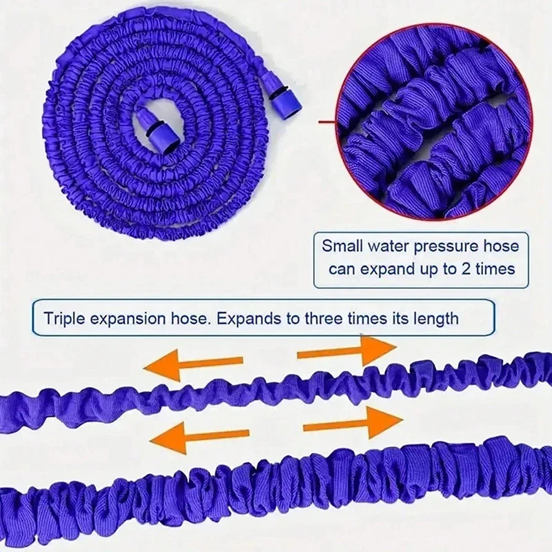 Garden Rinse High Pressure Car Wash Hose Expandable Magic Hose Home Garden Watering Hose Multifunctional Gardening Cleaning Spra