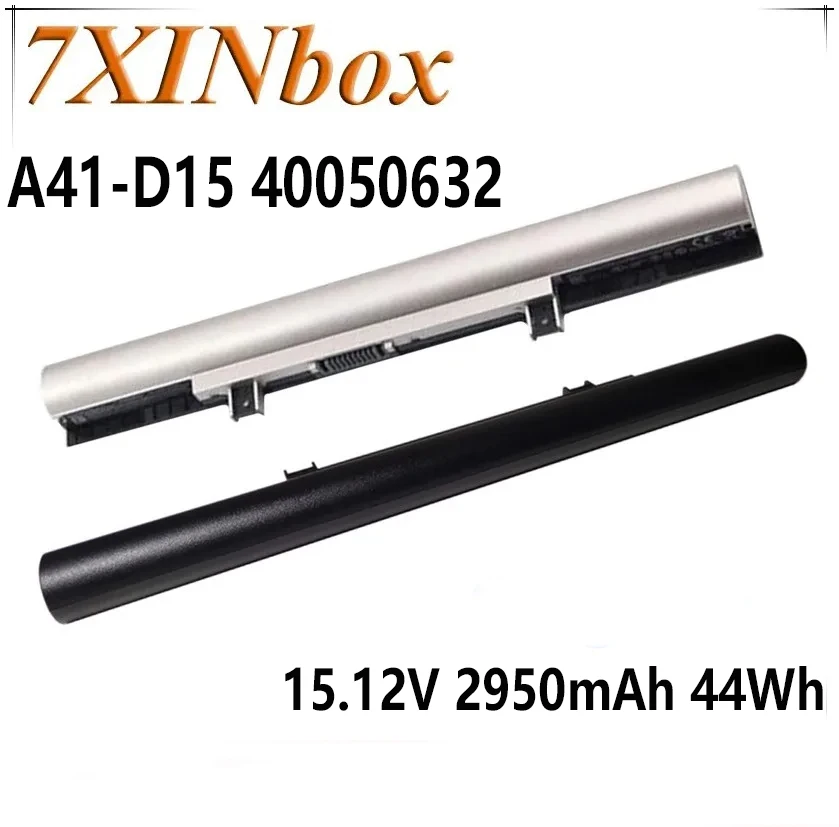 

7XINbox 15,12 V 2950mAh 44Wh оригинальный A41-D15 40050632 Аккумулятор для ноутбука Medion Akoya E6416 P6659 E6424 P6657 ERAZER P6661