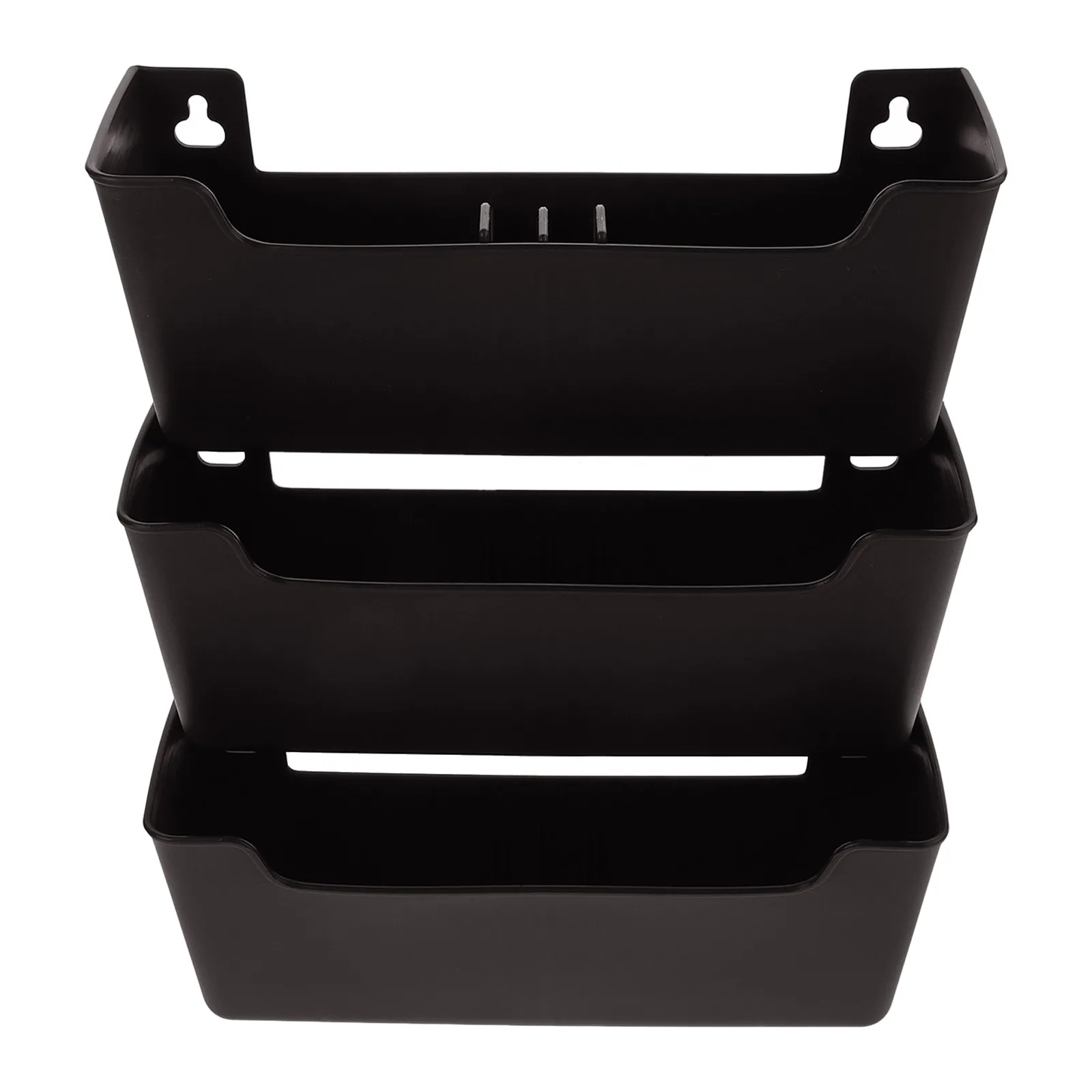 

1 set 1 Set Multifunctional Wall File Organizer Plastic Document Holder Office Home Space Saving Mail Magazine Rack Hanging File