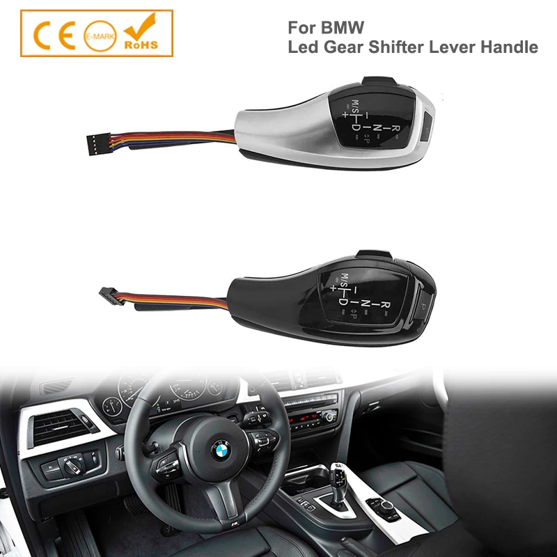 

LED Gear Shift Knob Automatic Gear Shifter Lever Handle For BMW E90 E60 E46 E38 E39 E92 E91 E61 E87 E93 E83 E85 E82 E81 E89 E84