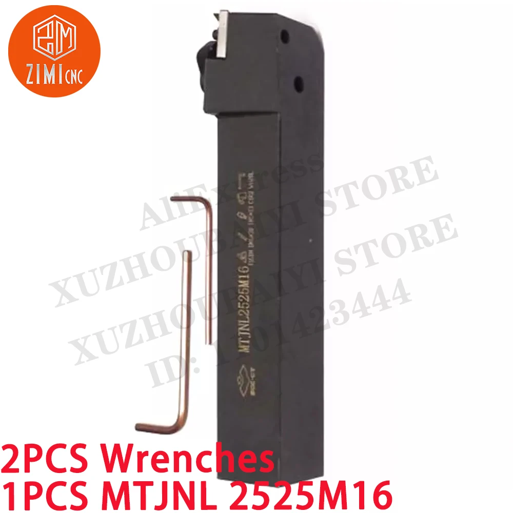 

1PCS MTJNL 2525M16 25x25x150MM Индексируемый Держатель токарного инструмента левый для твердосплавных пластин TNMG 322 Механический режущий инструмент для металлообработки с ЧПУ
