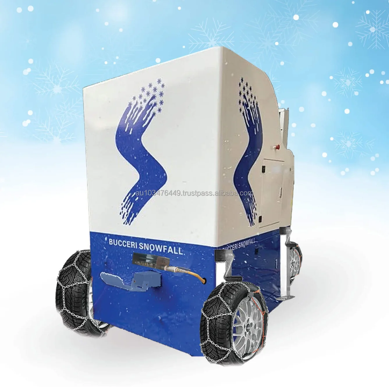 2.5 Ton 1 Module Multi-Functional Ski Resort Ground Falling Snow Making Machine Cannon Fan Generator Shed