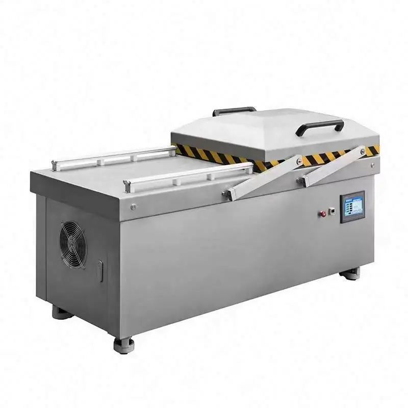 

ANDUUK Fruit Vegetable Meat Double Chambers 304 Stainless Steel Big Pump Vacuum Packaging Machine For Sale