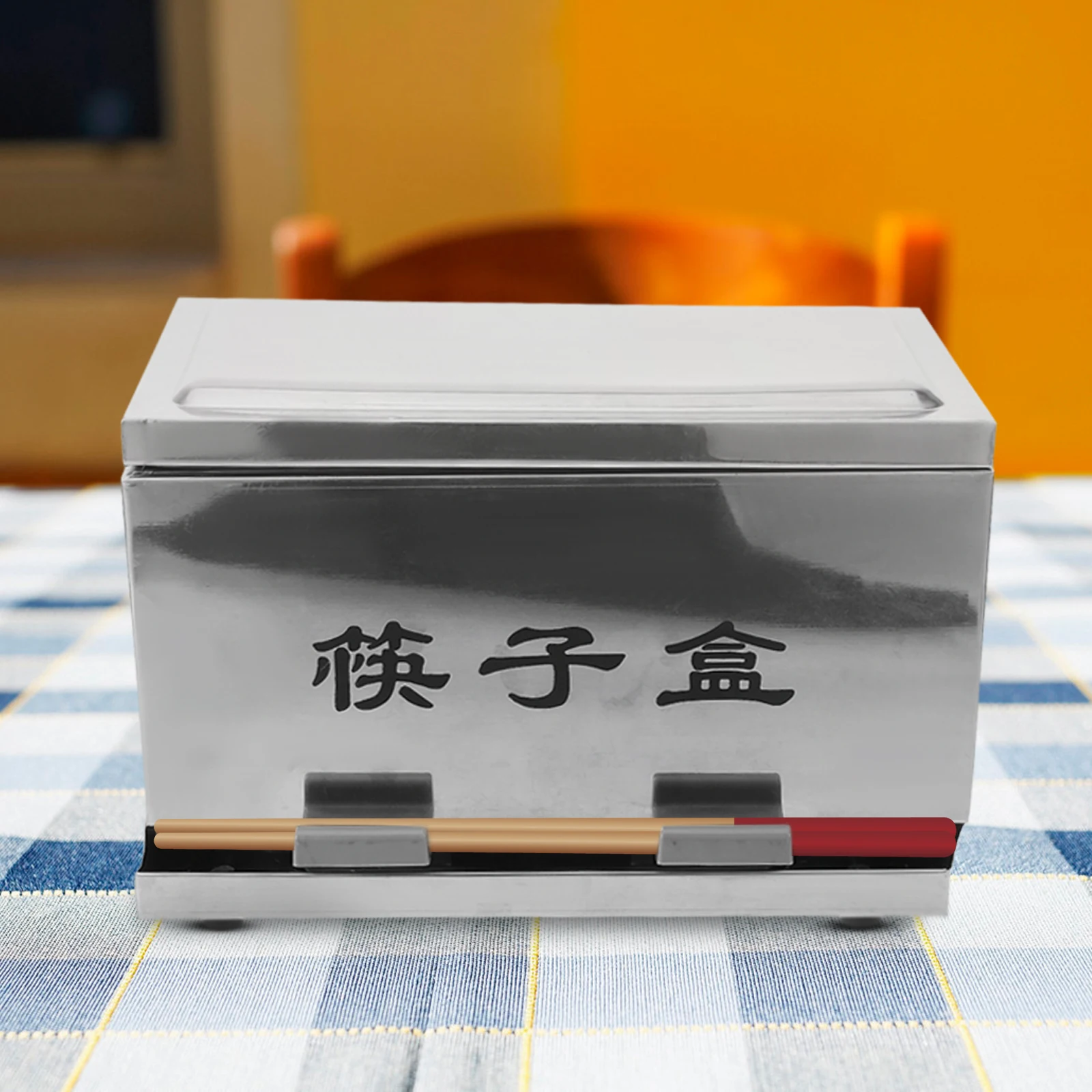 

Stainless Steel Chopstick Holder Metal Utensil Organizer Kitchen Flatware Storage Container Stable Standing for Buffet