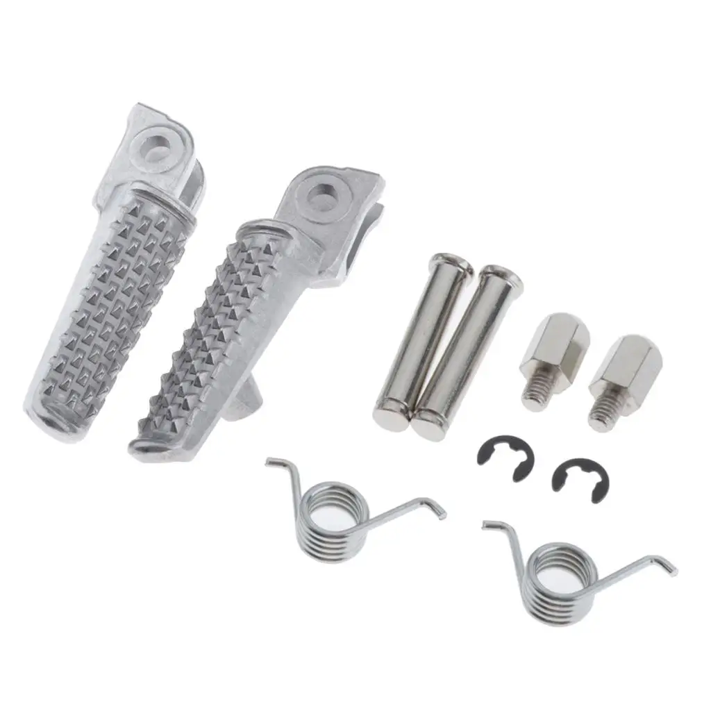 CNC Machined Motorcycle Front Footrest Foot Metal Pegs for Honda CBR600RR CBR1000RR CB1000R Driver Rider Accessories