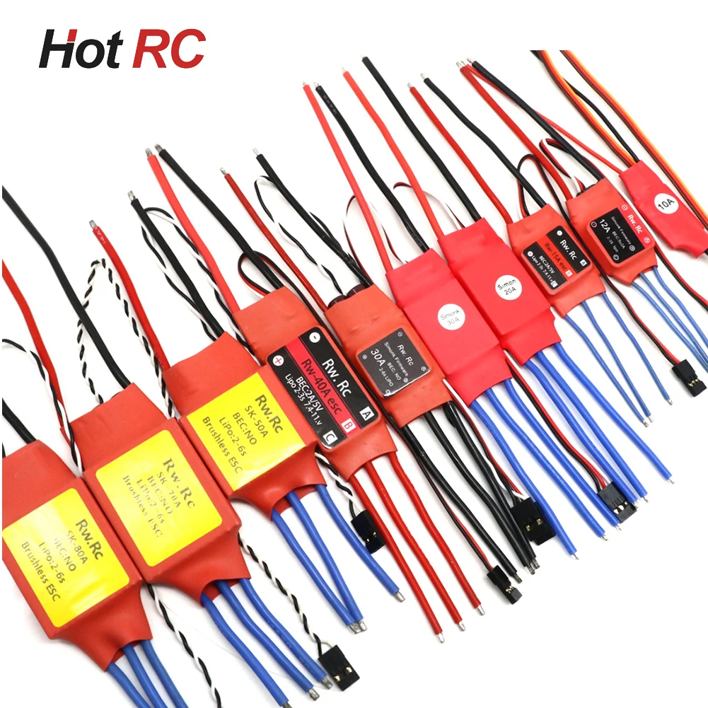 

Simonk 10A 12A 15A 20A 30A 40A 50A 70A 80A Firmware Electronic Speed Controller ESC for RC Multicopter Helicopter