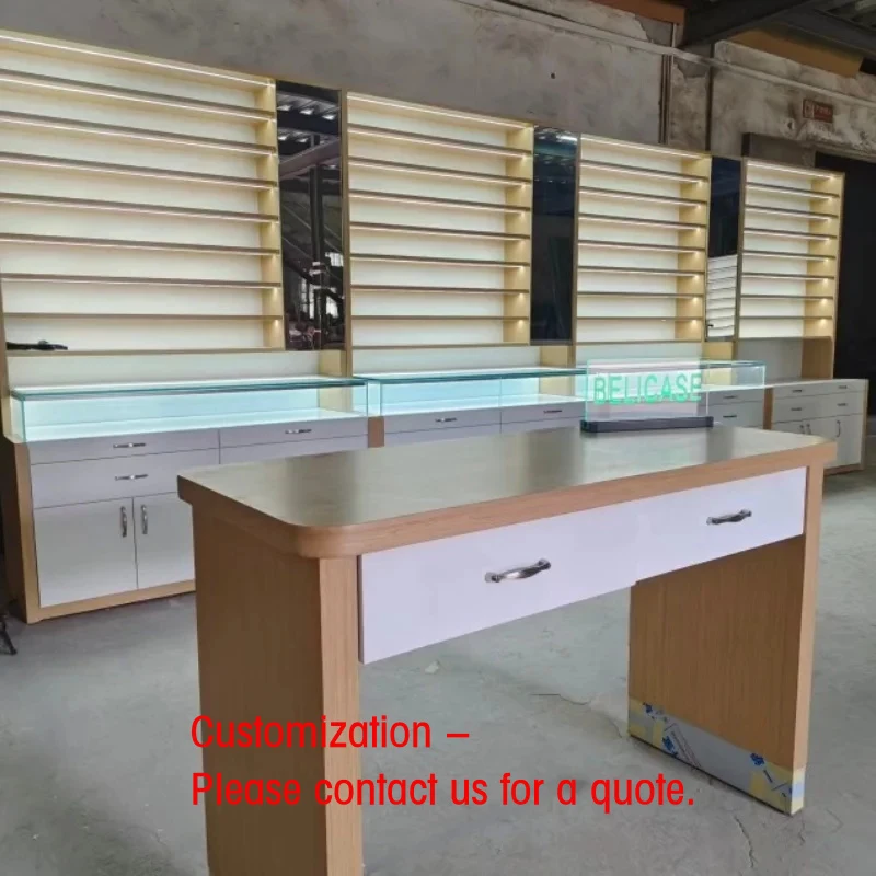 custom.Customized Eyewear Optical Shop Furniture Showcase Eye Glass Display Table Counter Racks Sale