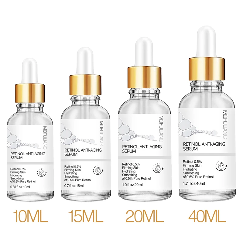 Retinolanti-aging removal of wrinkle serum lift whitening facial skin faded eye fine lines and moist facial essence10/15/20/40ml