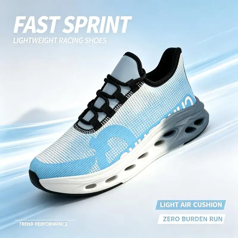 Women's Sneakers，Men's Road Running Shoes，Suitable for outdoor sports and daily wear，Durable soles provide stable support，Fashio