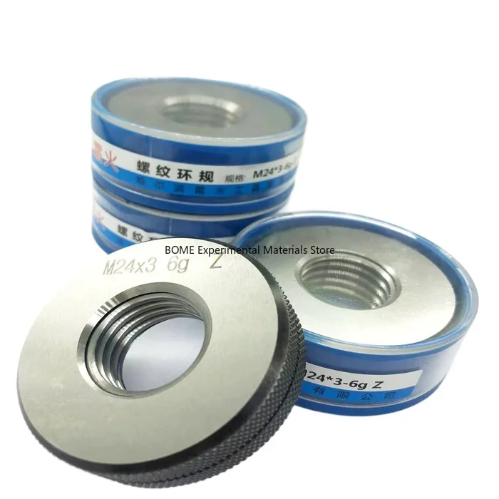 Thread Ring Gauge Go NoGo M23M24M25M26 Industrial Precision Measuring Tool