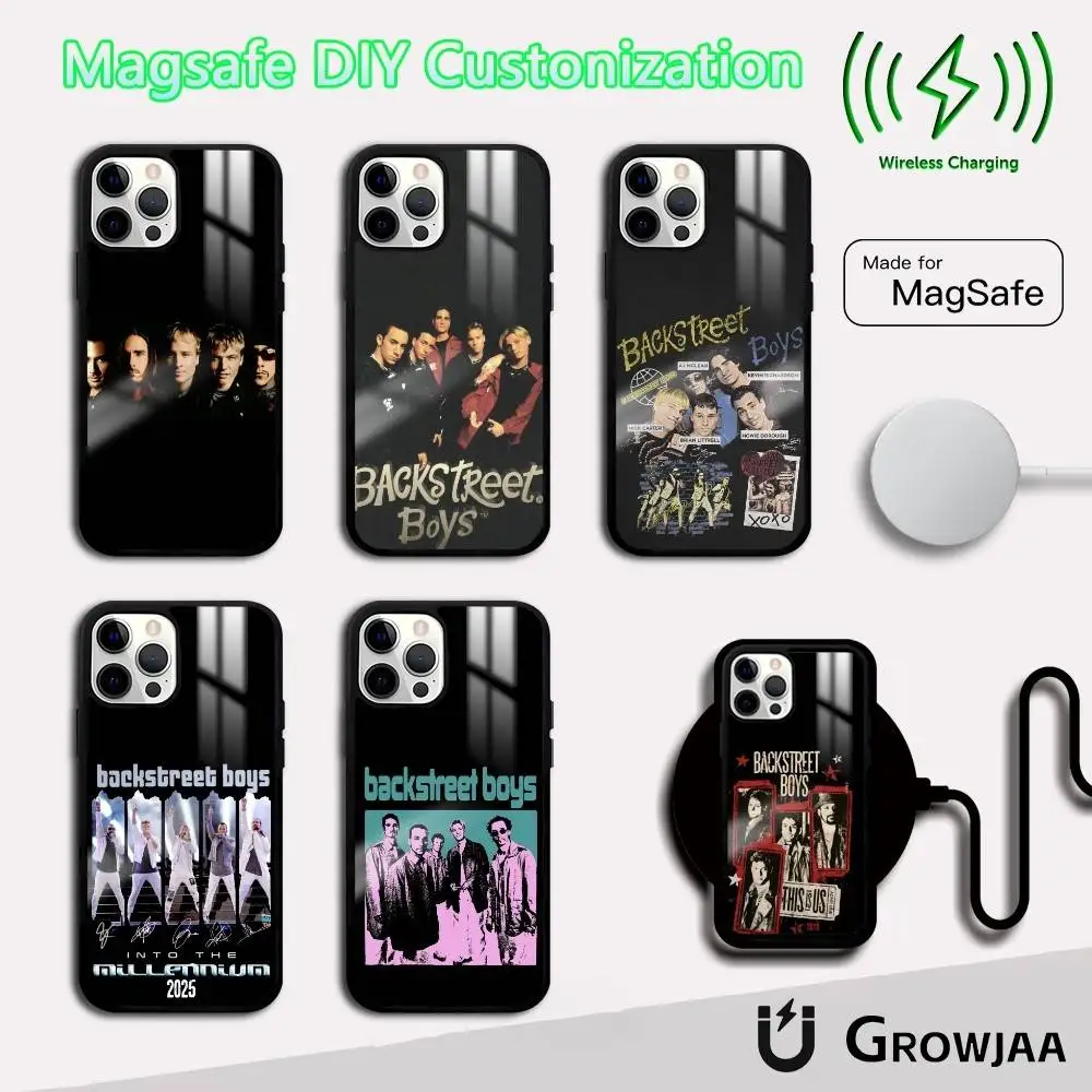 

B-Backstreet B-Boys BSB Phone Case For IPhone 17 16 15 14 13 12 11 Pro Max Plus Mini Magsafe Mirror Wireless Magnetic Funda