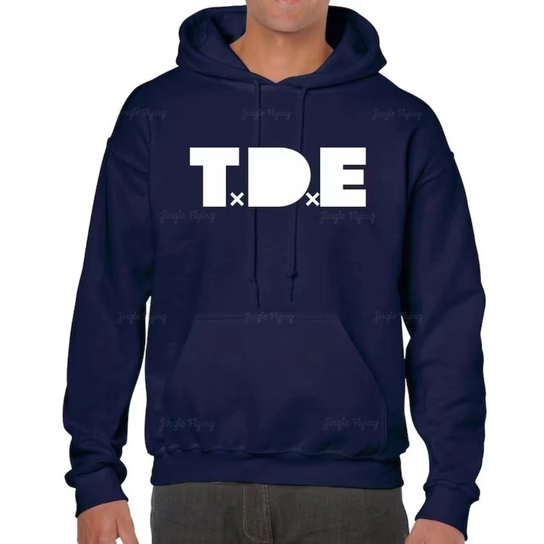 Tde Dreamville Hoodie Hooded Sweatshirt Customize Unisex Oversize Pullover Hood Black Rap Hip Hop