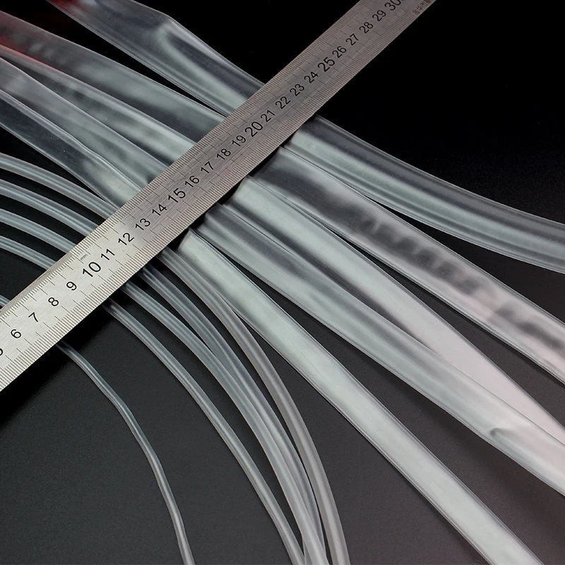 All Sizes 1mm 2mm 2.5mm 3mm 3.5mm 4mm 5mm 6mm 8mm Transparent Clear Heat Shrink Tube Shrinkable Tubing Sleeving Wrap Wire Kits