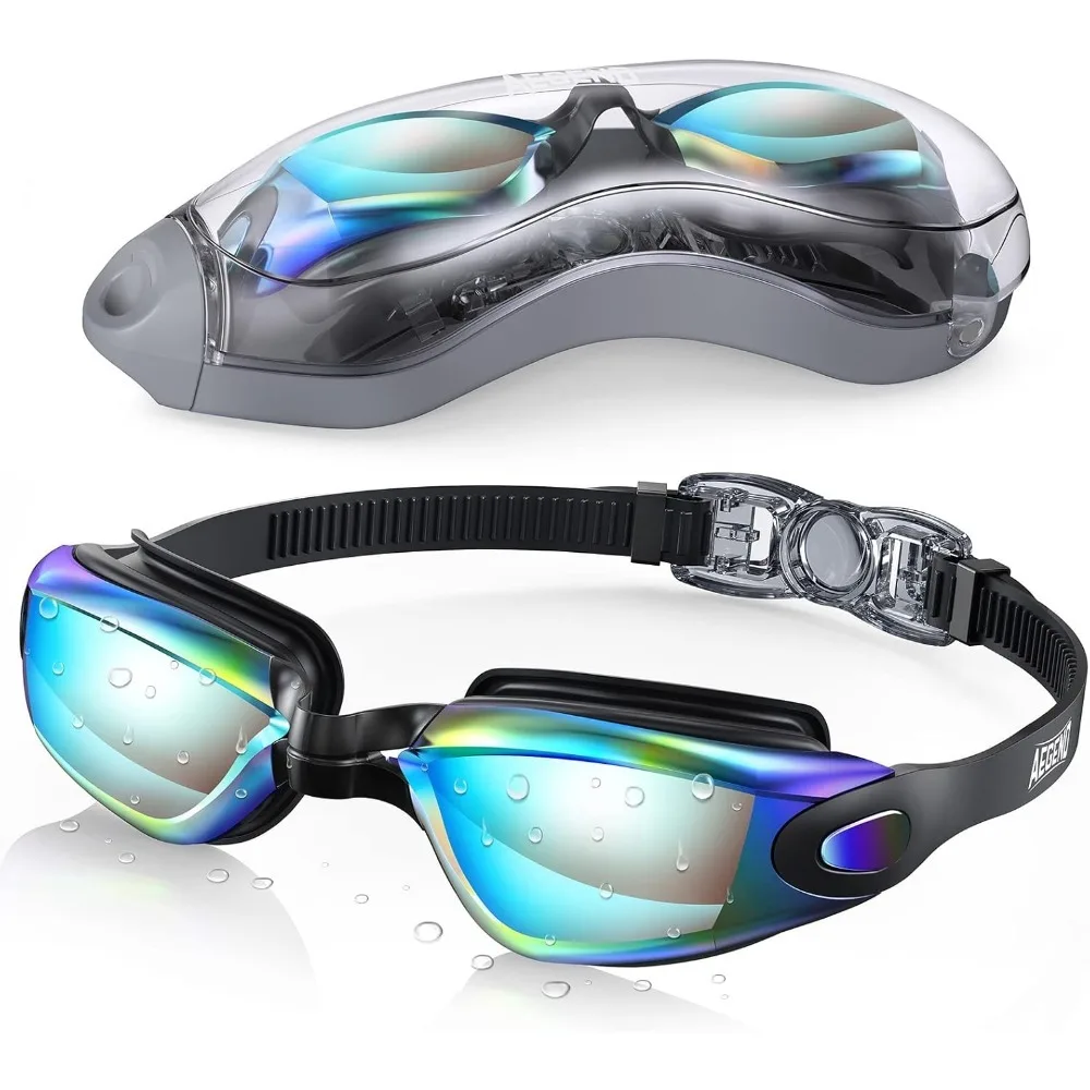 

Aegend Swim Goggles, Swimming Goggles No Leaking Full Protection Adult Men Women Youth